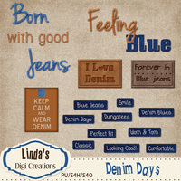 Denim Days (Digi Scrap Kit) - Thumbnail 2