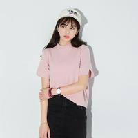 FREE SHIPPING Macaron high collar Korean Tee T-shirt - Thumbnail 3