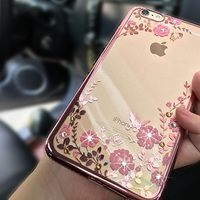 Luxury Diamond iPhone XS Silicone Case IPS506 - Thumbnail 1