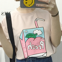 PEACH MILK TEE IN PINK - Thumbnail 1
