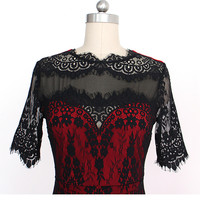 Red Party Dress - Thumbnail 1