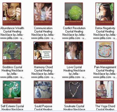 Offer: 4 for 3 Crystal Healing Necklaces