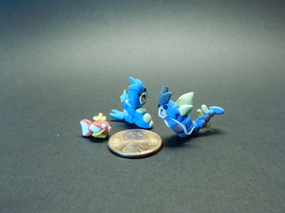 Mini Pokemon #129,130, and Mega Gyarados