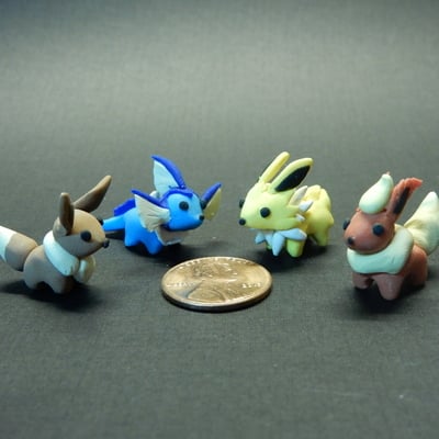 Mini pokemon #133,134,135,136