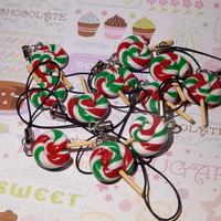 Red and Green Lollipop - Thumbnail 1