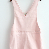 PASTEL COLOR SUSPENDER SUMMER DRESS - Thumbnail 1