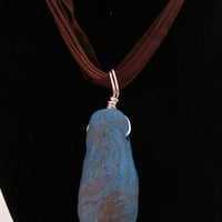Faux turquoise pendant - Thumbnail 1