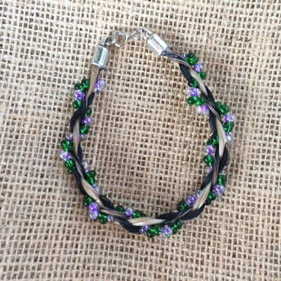 Enchanted twist horse hair bracelet