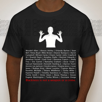 Commemorating Victims of Police Brutality T-Shirt (Black) - Thumbnail 2