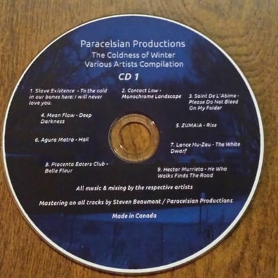 Paracelsian productions the coldness of winter compilation 2cd