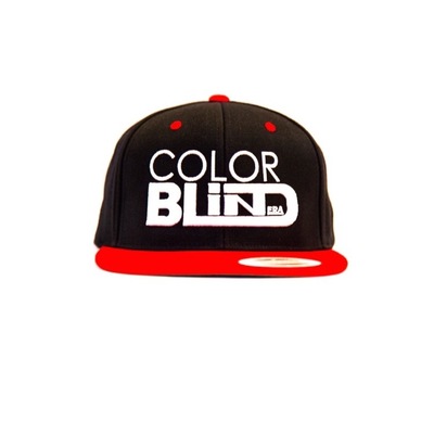Original color blind era snap back: black & red