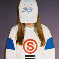 GOODBYE PUNK KID BASEBALL CAP in white - Thumbnail 2