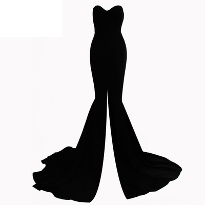 Black evening gown