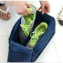 Navy Blue Color Multiple Use Convenient Travel Use Shoe Pouch - Thumbnail 2