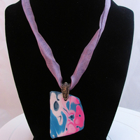 Mokume Gane pendant - Thumbnail 1