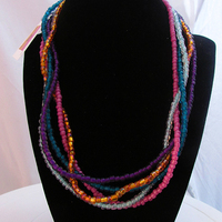5-strand seed bead necklace - Thumbnail 4