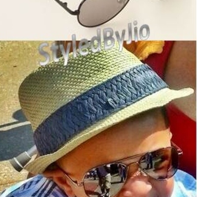 Toddler aviator sunglasses (black)