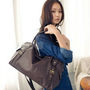 3 Way Use Lady Handbag PU Leather Shoulder Bag Carry Bag Multiple Daily Use - Thumbnail 1