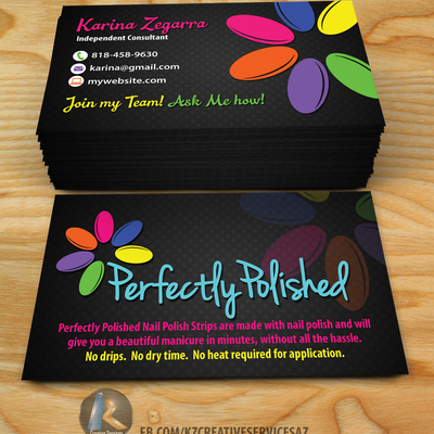 Perfectly polished business cards - style 1