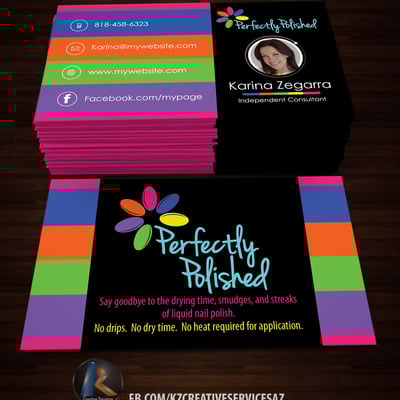 Perfectly polished business cards - style 2