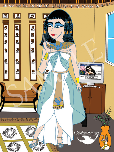 Cleopatra on Facebook 