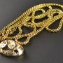 Mini Micro Lion Head and Stainless Steel Chain Necklace -1