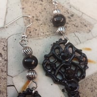 Skeleton Key earrings - Thumbnail 2