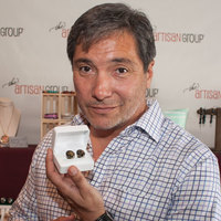 As Seen at GBK's 2015 MTV Movie Awards Gift Lounge Brass Silver or Gold Steampunk Cufflinks with real recycled watch parts - Thumbnail 2