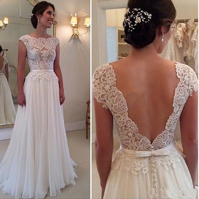 Ivory prom dresses,ivory a-line scoop sleeveless chiffon appliques prom dresses evening dresses 1248