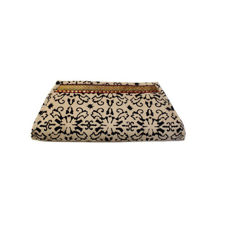 Obsidian Damask Cultured Clutch