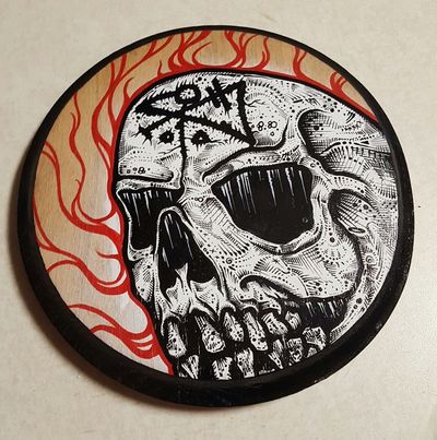 Viking Protection Rune Skull