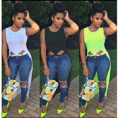 Sexxy cut out maxi t-shirt 