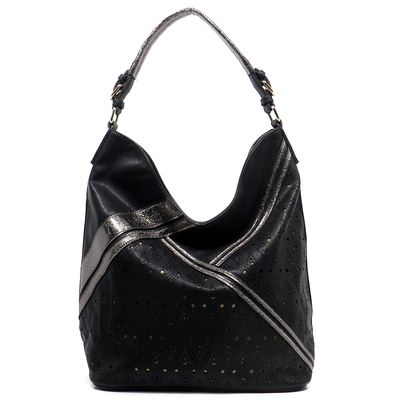 Laser printed shoulder bag