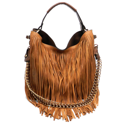 Fringe 2-in-1 shoulder bag