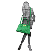 Quilted Dome Satchel - Thumbnail 1