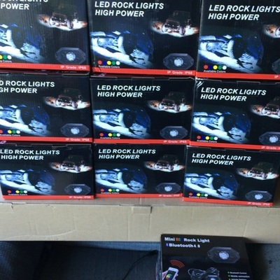 Rgb color changing bluetooth rock lights - Thumbnail 3