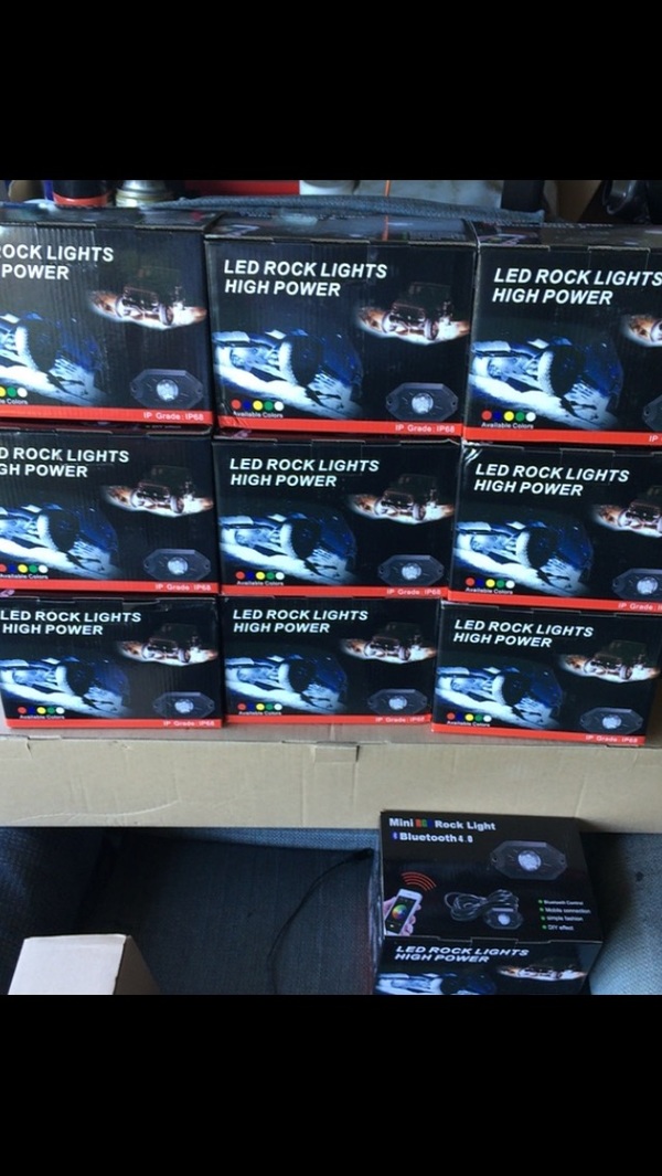 RGB color changing Bluetooth rock lights