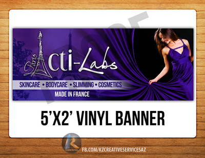 Acti-Labs - Horizontal Vinyl Banner STYLE 1