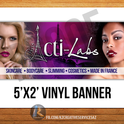 Acti-labs - horizontal vinyl banner style 2