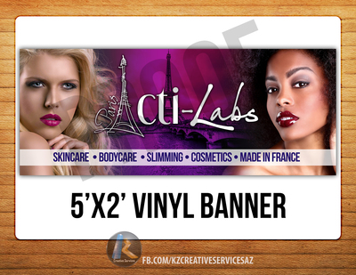 Acti-Labs - Horizontal Vinyl Banner STYLE 2