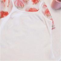 Sweet Strawberry Yarn flowers Smock Dress - Thumbnail 4