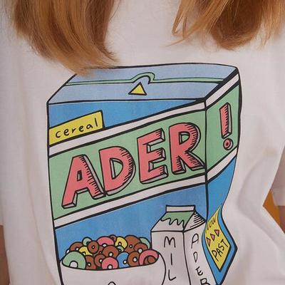 Free shipping ader milk tee
