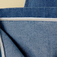 S-4XL Light Blue/Navy Blue Leisure Suspenders Denim Dress SP165649 - Thumbnail 4