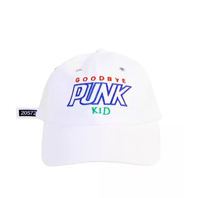 GOODBYE PUNK KID BASEBALL CAP IN WHITE