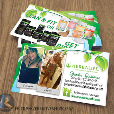 Herbalife business cards style 1
