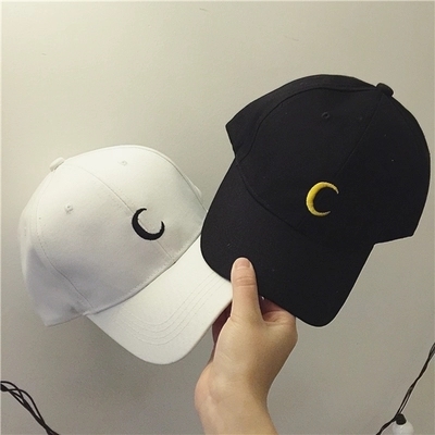 Harajuku moon embroidered baseball cap