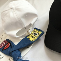 Harajuku moon embroidered baseball cap - Thumbnail 4