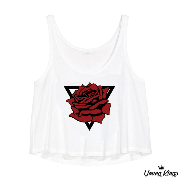 Rose Short Tank Top