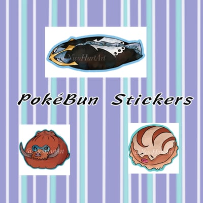 Pokébun stickers