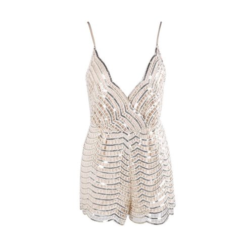 Mirror V-neck Playsuit